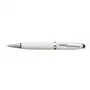 Długopis ze stali nierdzewnej TOUCH DOWN, biały, srebrny Sklep