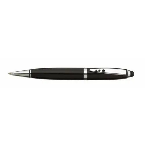 Upominkarnia Długopis ze stali nierdzewnej touch down, czarny, srebrny