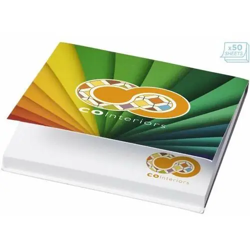 Karteczki samoprzylepne sticky-mate® 75x75mm w miękkiej okładce Upominkarnia