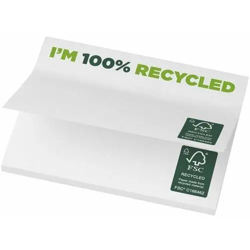 Upominkarnia Karteczki samoprzylepne z recyklingu o wymiarach 100 x 75 mm sticky-mate®
