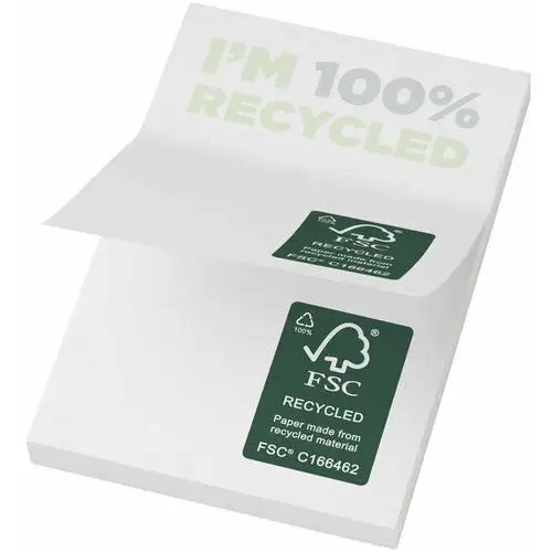 Upominkarnia Karteczki samoprzylepne z recyklingu o wymiarach 50 x 75 mm sticky-mate®