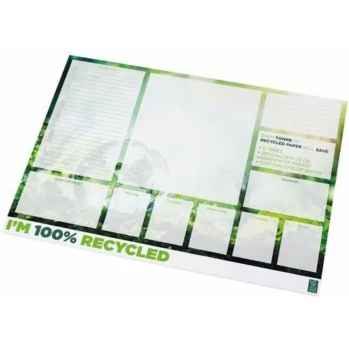 Upominkarnia Notatnik desk-mate® w formacie a2 z materiałów z recyklingu