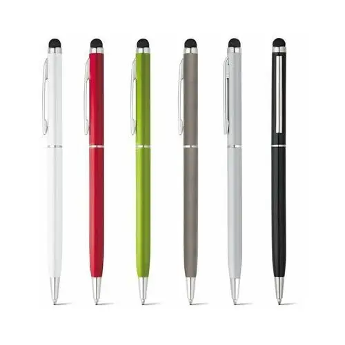 ZOE. Aluminiowy długopis z mechanizmem obrotowym i końcówką dotykową