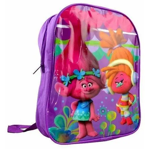 Plecak dla przedszkolaka dla dziewczynki fioletowy Vadobag Trolle, kolor fioletowy