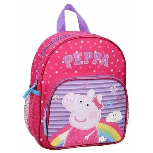 Plecak dla przedszkolaka dla dziewczynki różowy świnka peppa jednokomorowy Vadobag