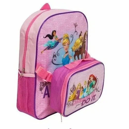 Vadobag , plecak przedszkolny + lunch box, księżniczki disneya