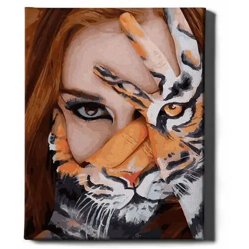 Malowanie Po Numerach, 40X50 Cm - Spojrzenie Tygrysa