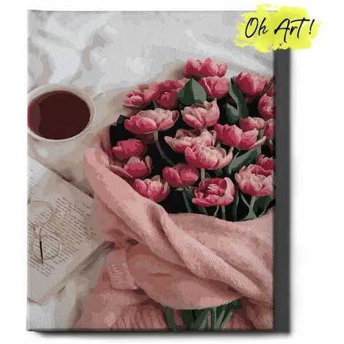 Varmacon Obraz malowanie po numerach 40x50 cm / bukiet tulipanów / oh art