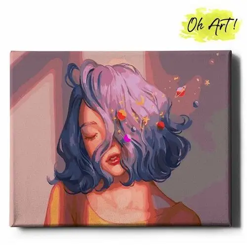 Oh art! | malowanie po numerach na ramie, 40x50 | marzenia dziewczyny Varmacon