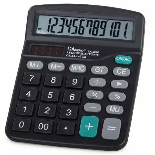 Verk group Kalkulator biurowy 12 cyfr szkolny procent duży