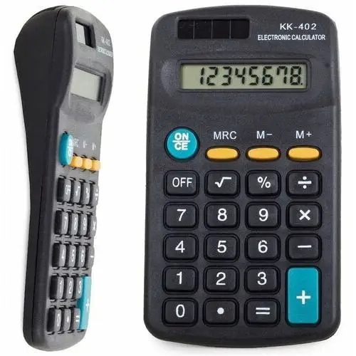 Kalkulator Klasyczny Kieszonkowy 8 Cyfr Szkolny