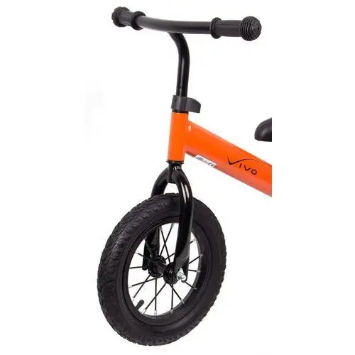 Rowerek biegowy Vivo V5026 12" pompowane koła orange-black