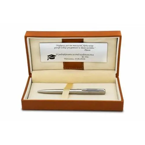 Długopis graduate stalowy z grawerem pudełko Waterman