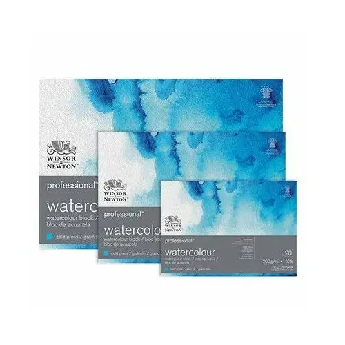 Winsor & newton Blok do akwareli drobnoziarnisty w&n, 17 x 25 cm