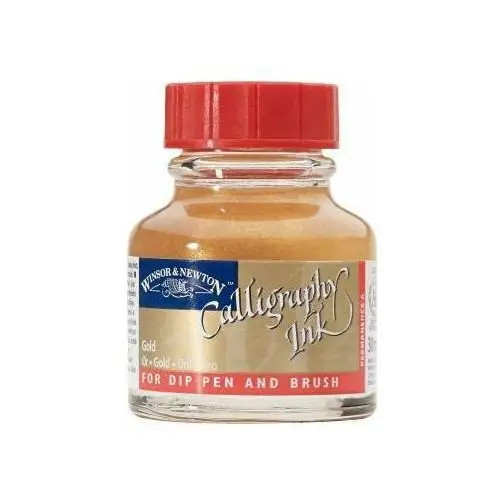 Tusz do Kaligrafii DIP INK 30ml GOLD W&N