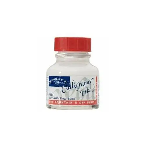 Winsor & newton Tusz do kaligrafii dip ink 30ml white w&n