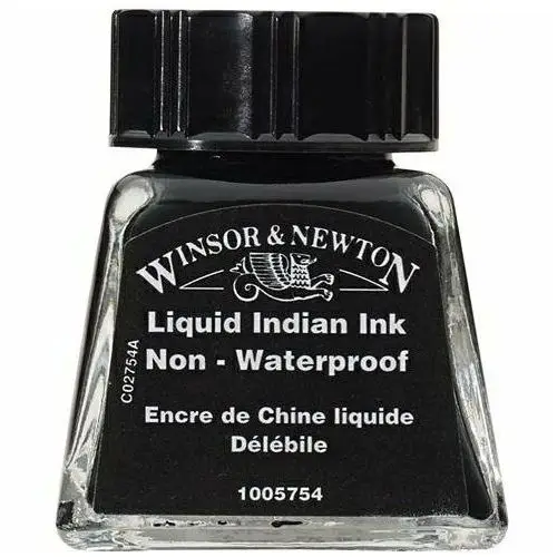 Winsor & newton Tusz rysunkowy liquid indian 14ml w&n