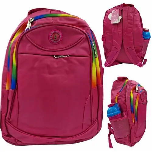 Plecak szkolny dla chłopca i dziewczynki trzykomorowy