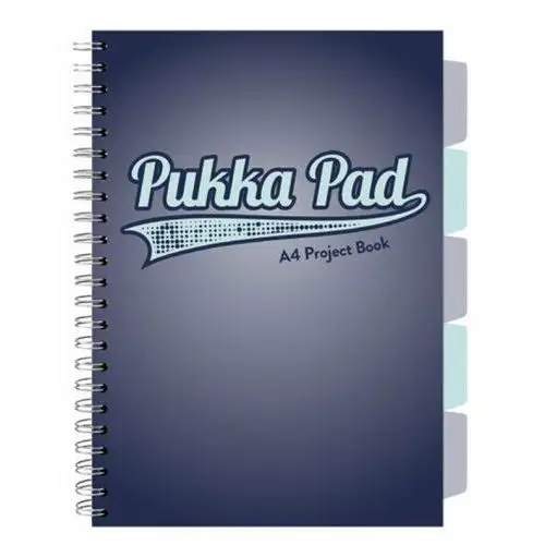 Pukka Pad, Project Book, Kołozeszyt, Navy, A4