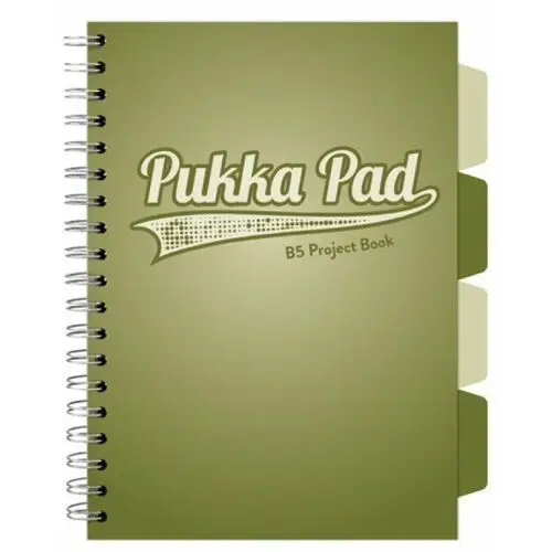 Wpc sp. z o.o. Pukka pad, project book, kołozeszyt, olive green, b5