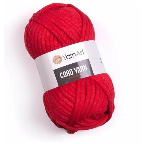 Yarnart Włóczka cord yarn nr 773 czerwony z wypełnieniem, z rdzeniem 250g