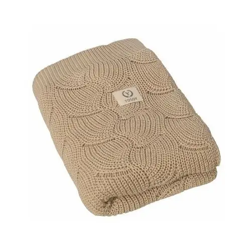 Yosoy kocyk bawełniany eco waves beige