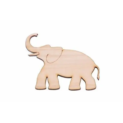 Zabawki sensoryczne Dekor słoń ze sklejki do decoupage