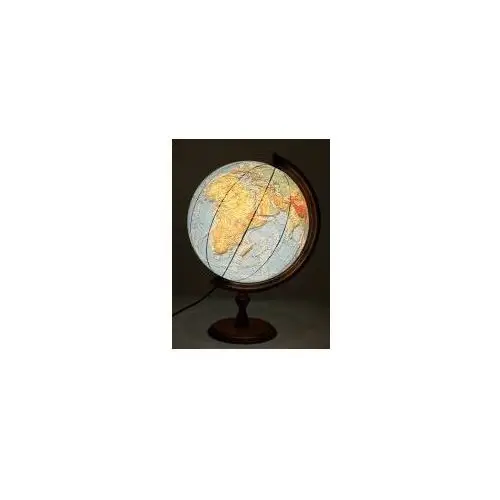 Zachem Globus fizyczny 3D podświetalny drewniana stopka 32 cm
