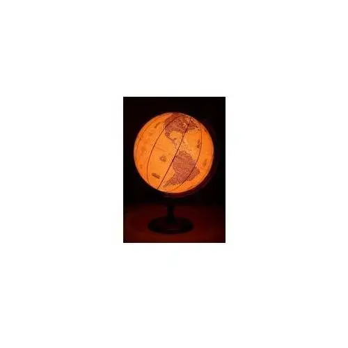Zachem Globus żaglowce podświetlany drewniana stopka 32 cm