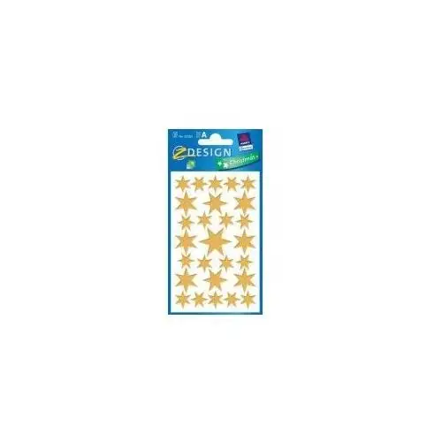 Zdesign Avery zweckform naklejki świąteczne - złote gwiazdy