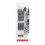 Zebra - długopisy żelowe ola czarne 3szt Sklep