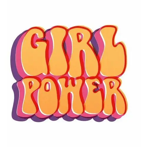 Naprasowanka Girl Power Naklejeka Na Odzież 10