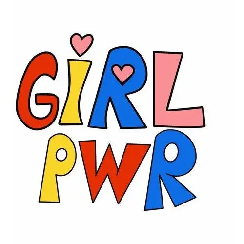 Naprasowanka Girl Power Naklejeka Na Odzież 7
