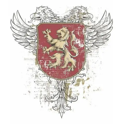 Naprasowanka godło coat of arms heraldyka 3 Zebra
