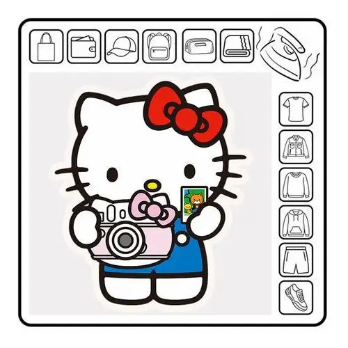 Naprasowanka hello kitty termo kot naklejka kotek cat 14