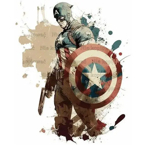 Naprasowanka kapitan Ameryka superbohater 2
