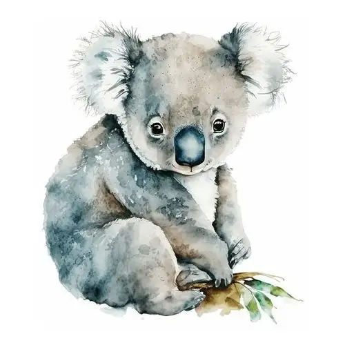 Naprasowanka koala, sztuka, modna 9 modna Zebra