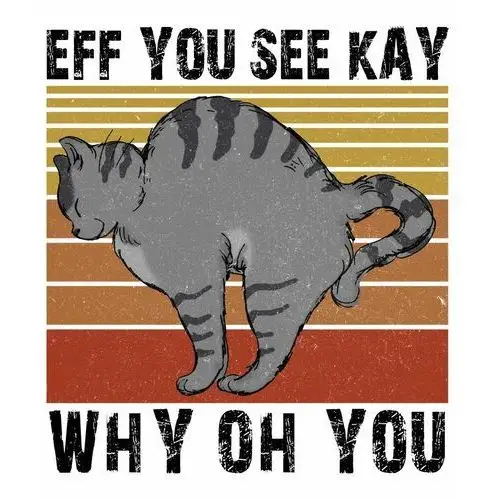 Naprasowanka Kot kotek meme śmieszny zabawny 1