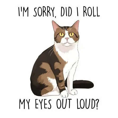 Naprasowanka Kot kotek meme śmieszny zabawny 34