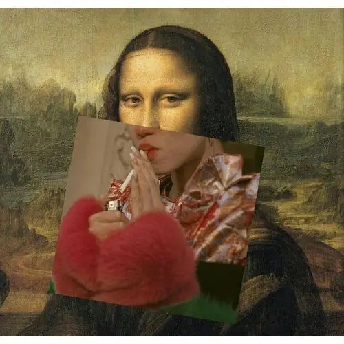 Naprasowanka Mona Lisa aesthetic girl vibe 1