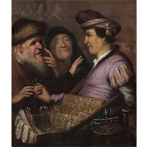 Naprasowanka Rembrandt malarz malarstwo 4
