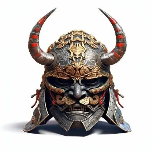 Naprasowanka samurai ronin hełm japonia 3