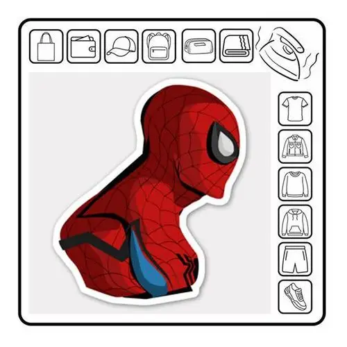 Naprasowanka termo naklejka marvel spider man peter parker komiks superbohater Zebra