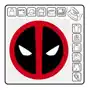 Zebra Naprasowanka termo naklejka wade wilson marvel deadpool superbohater bohater 35 Sklep