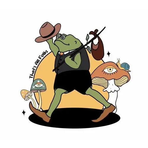 Naprasowanka żaba żabka śmieszny zabawny 4