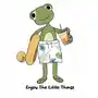 Naprasowanka żaba żabka śmieszny zabawny 5 Sklep