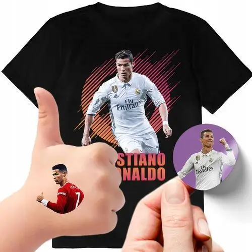 Zestaw 3W1 Koszulka Dla Dzieci Tatuaże Naklejki Cristiano Ronaldo CR7 116