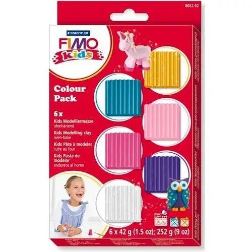 Zestaw Fimo® Kids, 42g, 6 kolorów, Staedtler