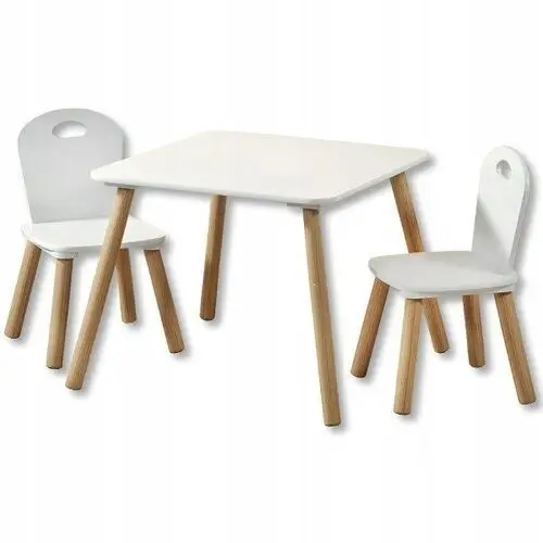 Zestaw Mebli Dla Dzieci Stolik 2 Krzesła Komplet Kesper 55X55 CM
