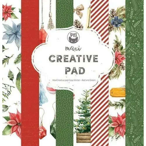 Zestaw papierów 30x30 maxi creative pad cosy winter